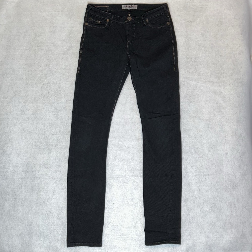 1921 Skinny Leg Jeans Womens‎ 30x34 Black Boho Retro 90s Y2K Streetwear NWOT